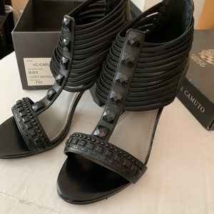 Vince Camuto Strappy Studded heels